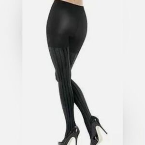 Spanx 2 Pack NWT Maternity Terrific Tights Bundle- Black Stripe Size 4 (L/XL)